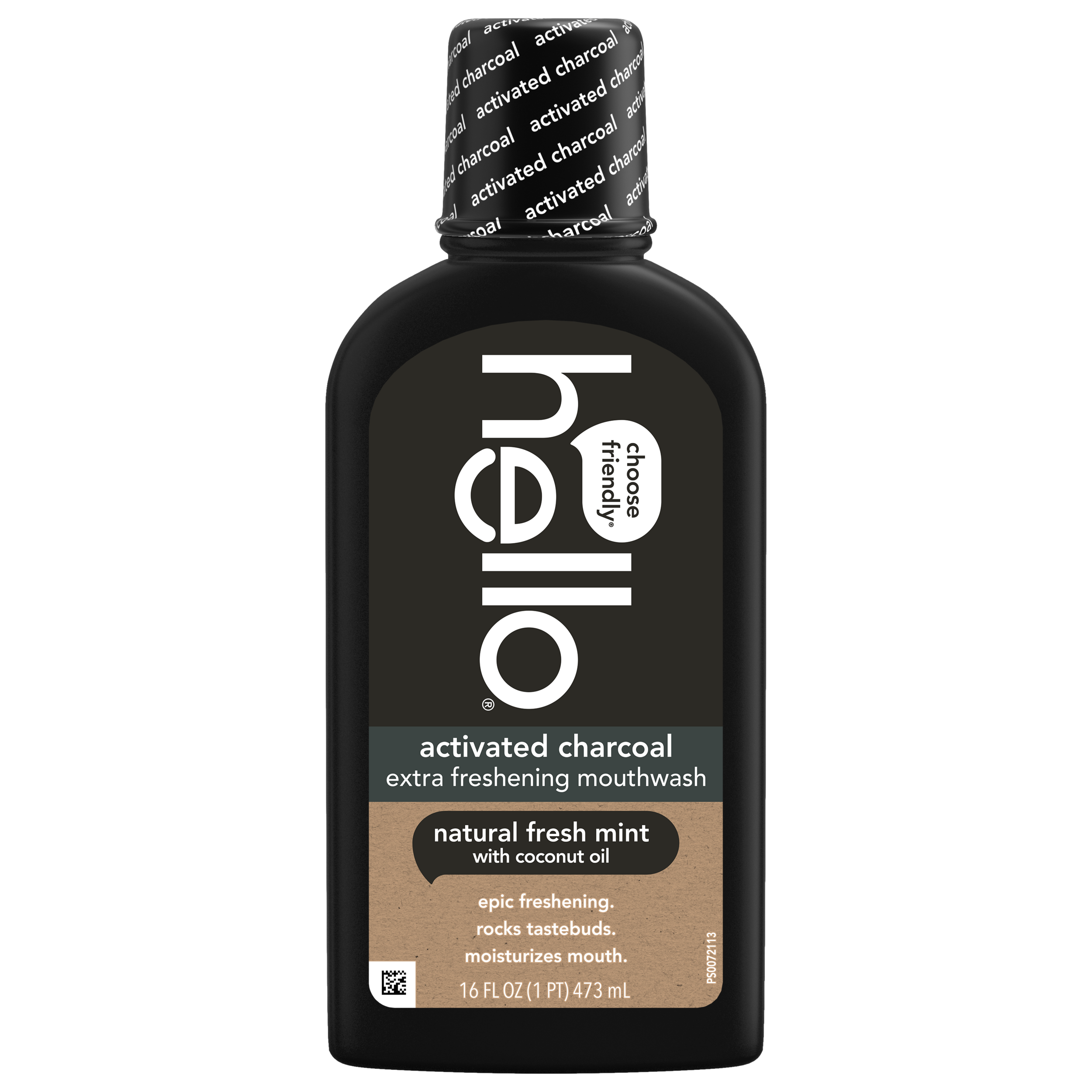 hello activated charcoal mouthwash