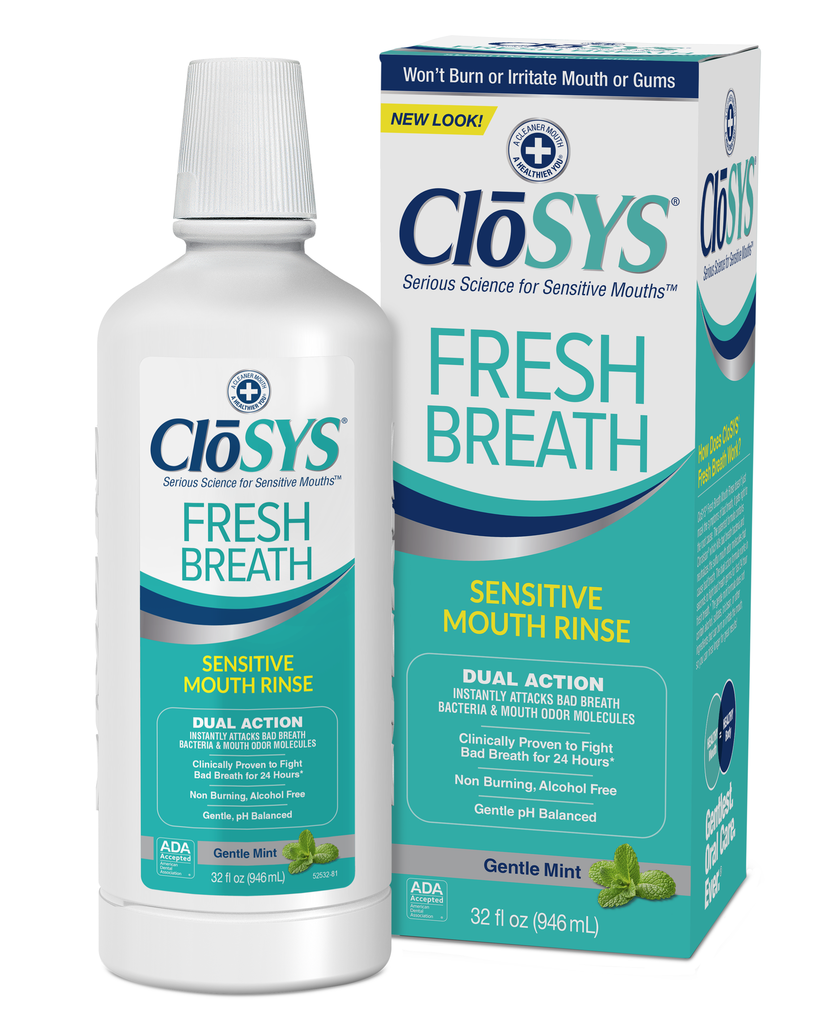 CloSYS Sensitive Fresh Breath Mouth Rinse