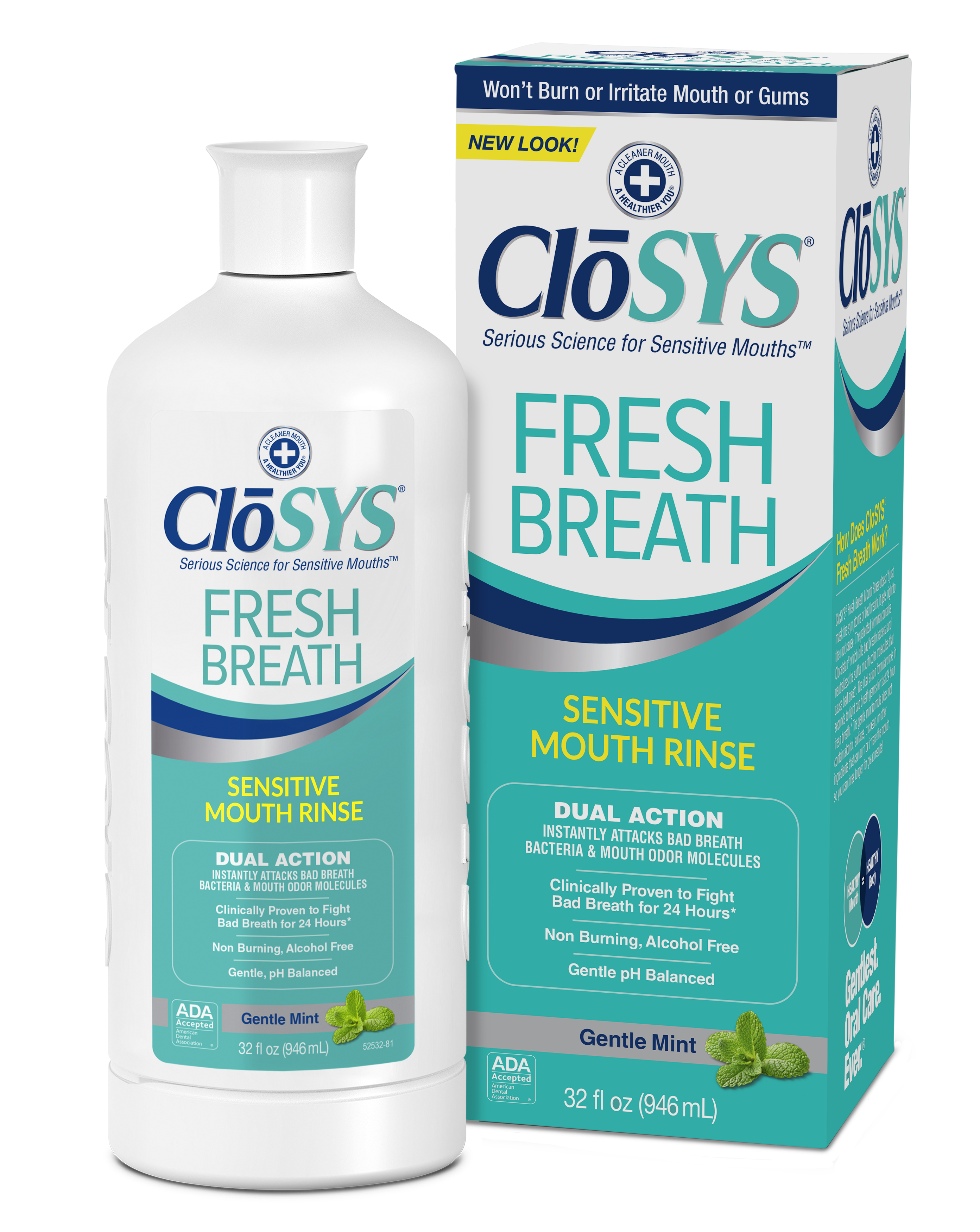 CloSYS Sensitive Fresh Breath Mouth Rinse
