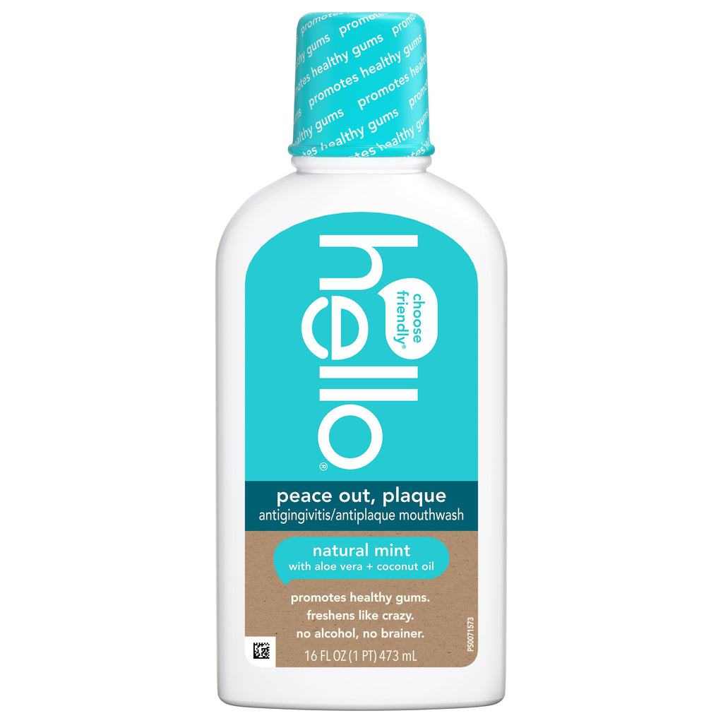 hello peace out, plaque antigingivitis mouthwash