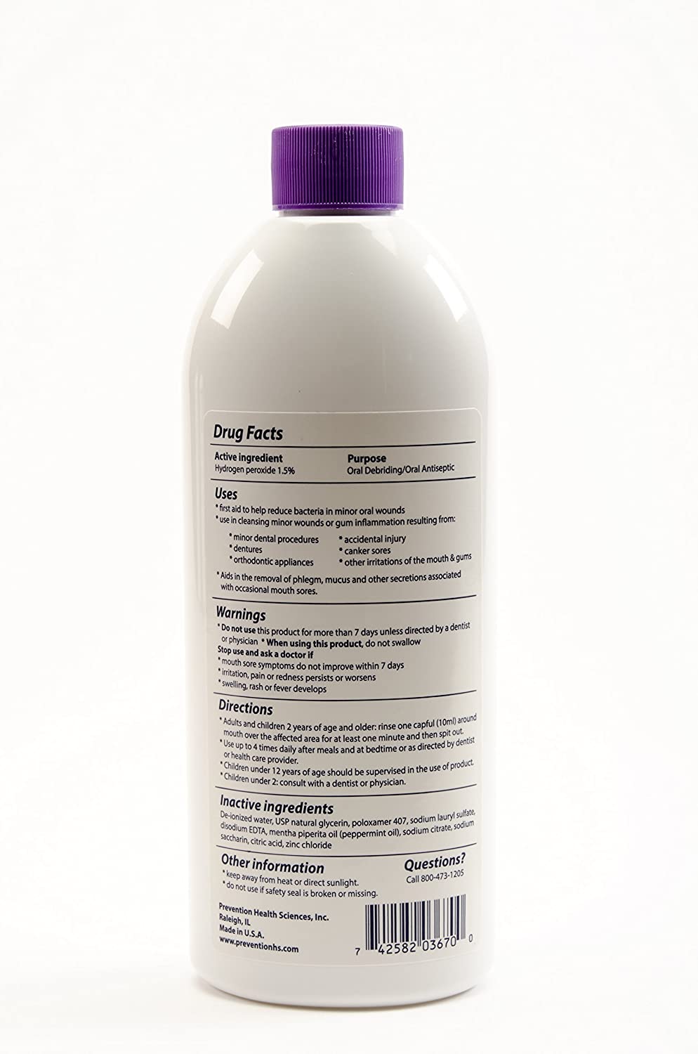 Prevention Mouth Sore Mouthwash | Alcohol Free | Canker Sore Treatment