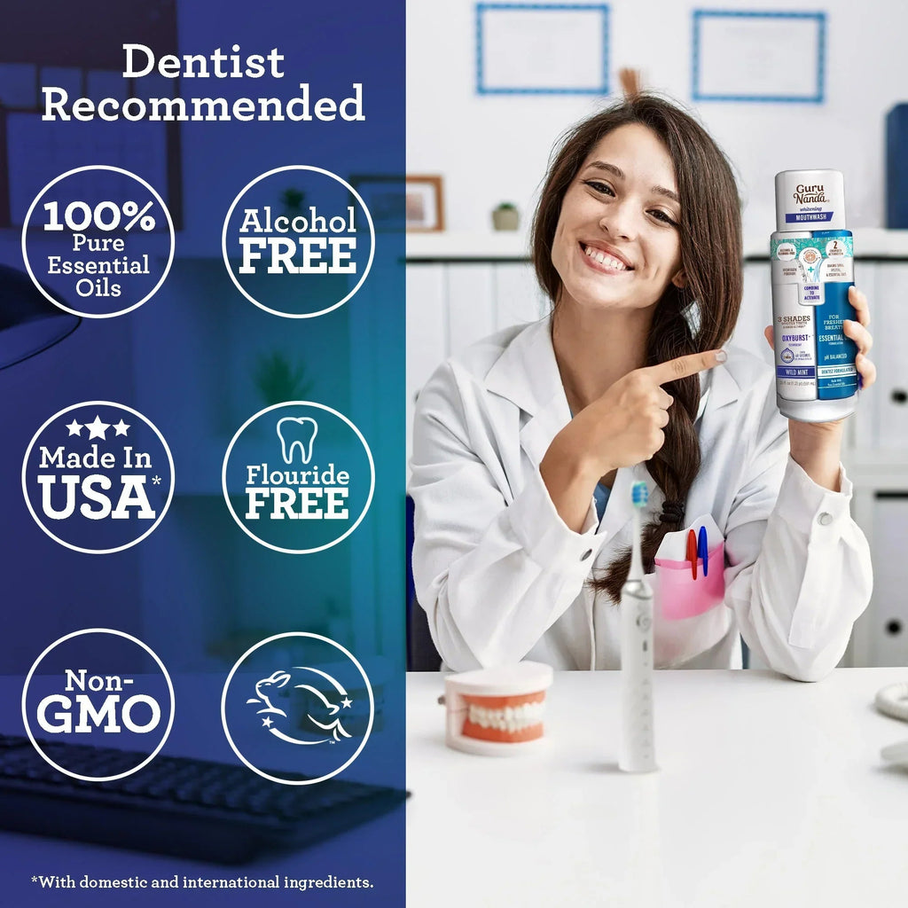 Dual Barrel Oxyburst Whitening Mouthwash, 20 Fl Oz - 1 Pk