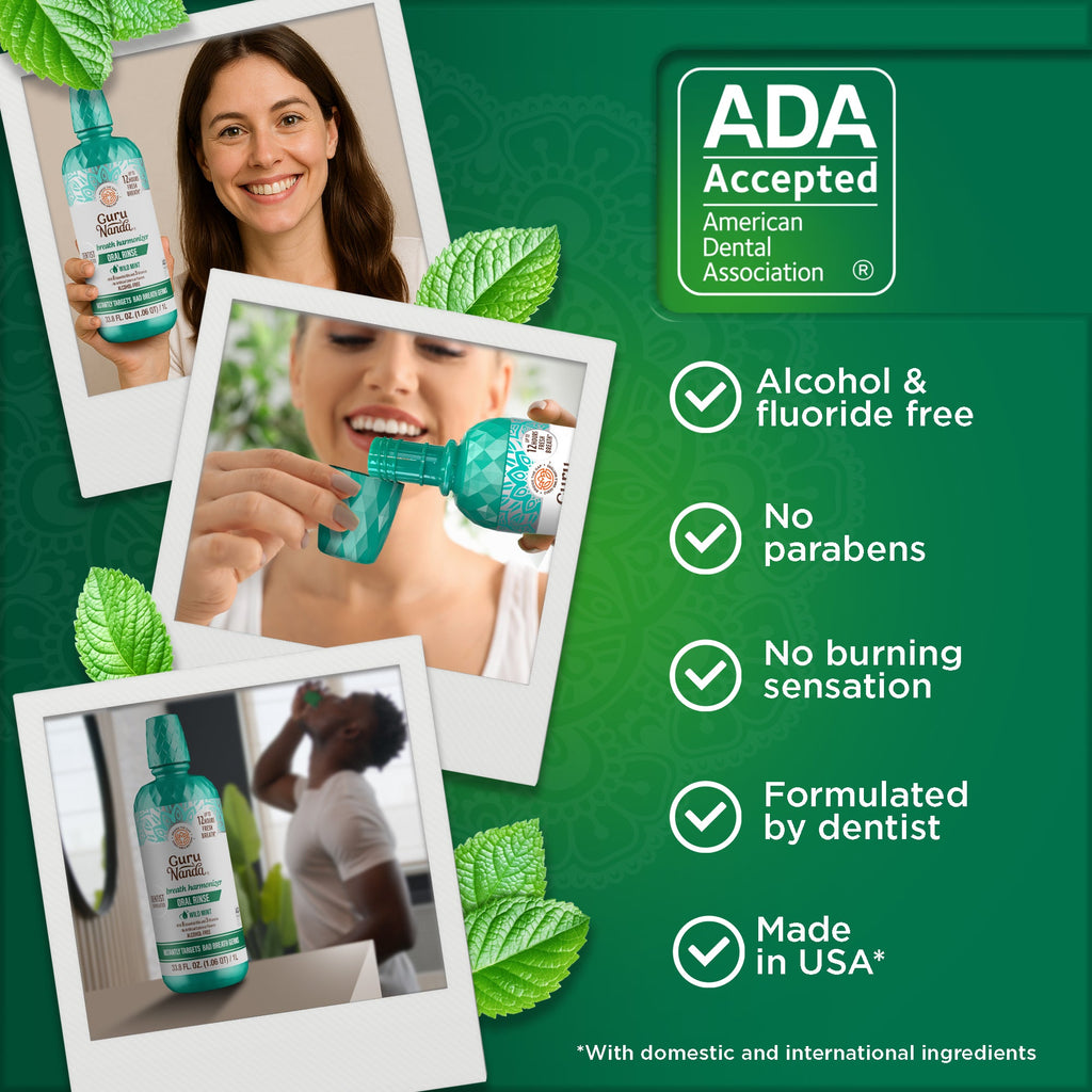 Oral Rinse Breath Harmonizer Mouthwash - Wild Mint (33.8 Fl Oz)
