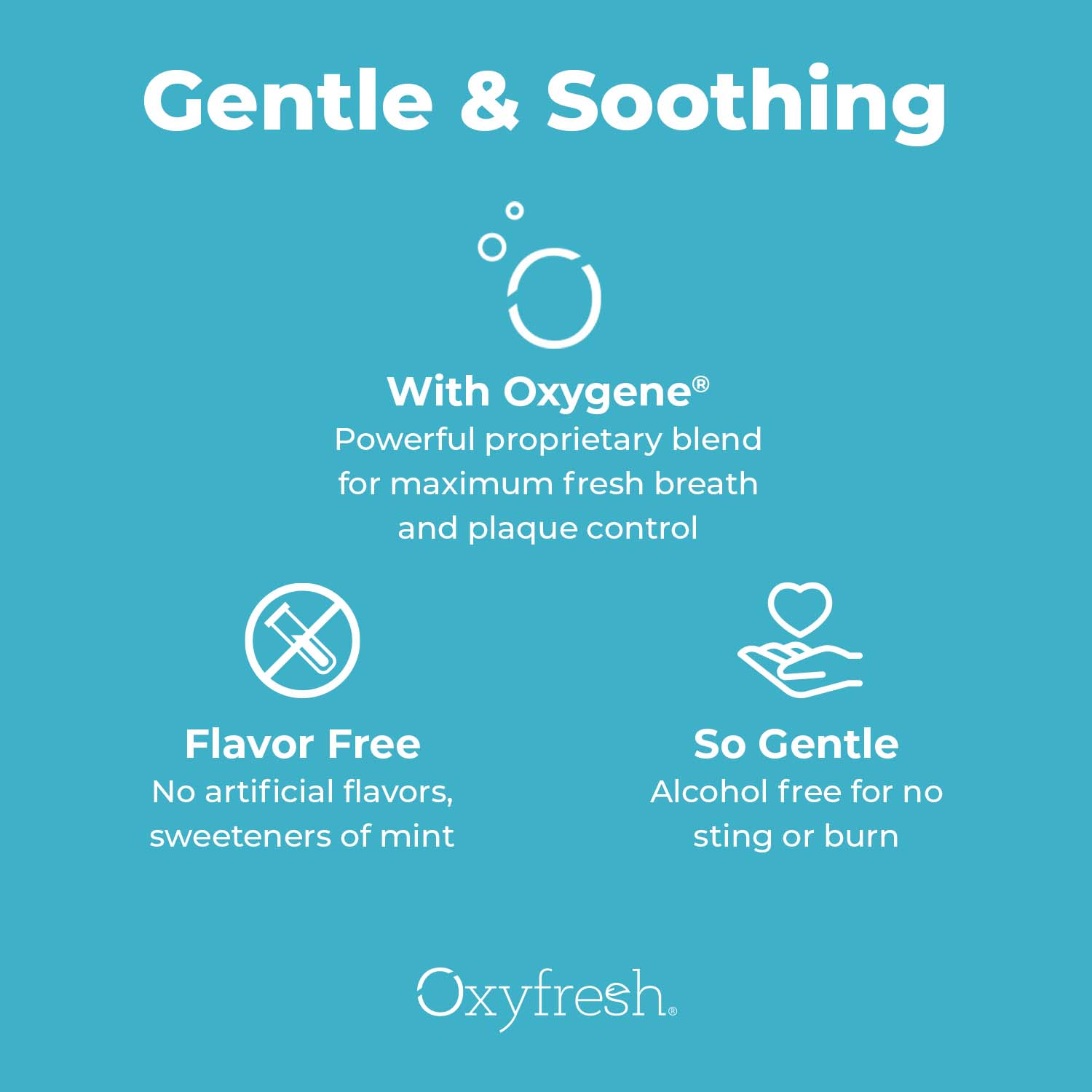 Gentle Formula Unflavored Fresh Breath Mouthwash | Fluoride Free