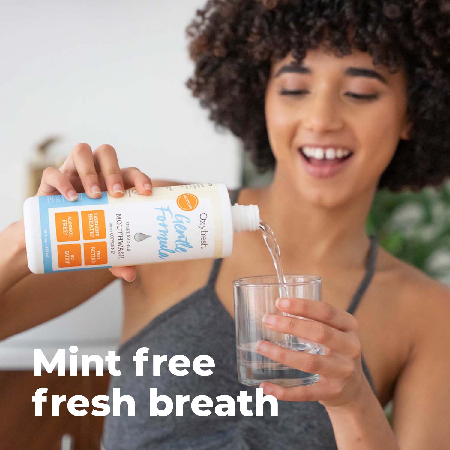 Gentle Formula Unflavored Fresh Breath Mouthwash | Fluoride Free