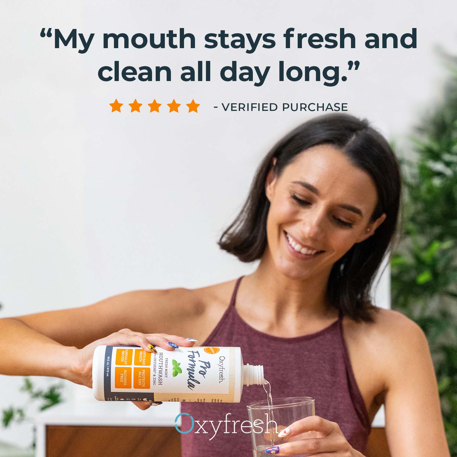 Pro Formula Fresh Mint Mouthwash |  Cosmetic Formula | Fluoride Free