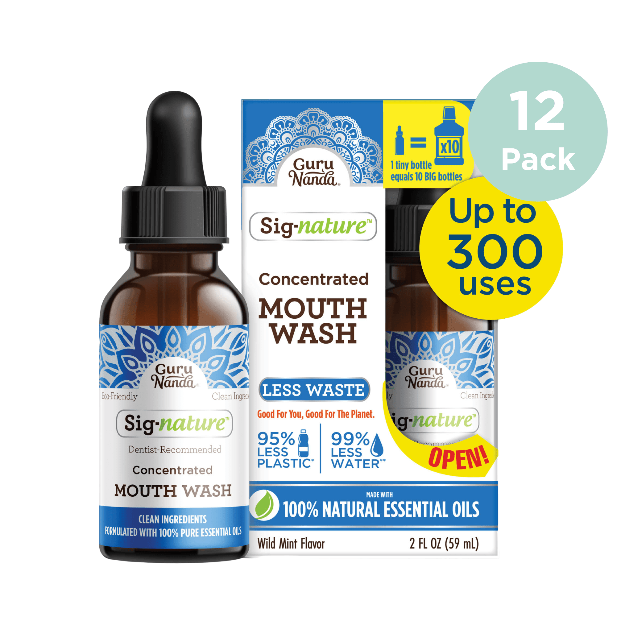 GuruNanda Concentrated Mouthwash (12-Pack)