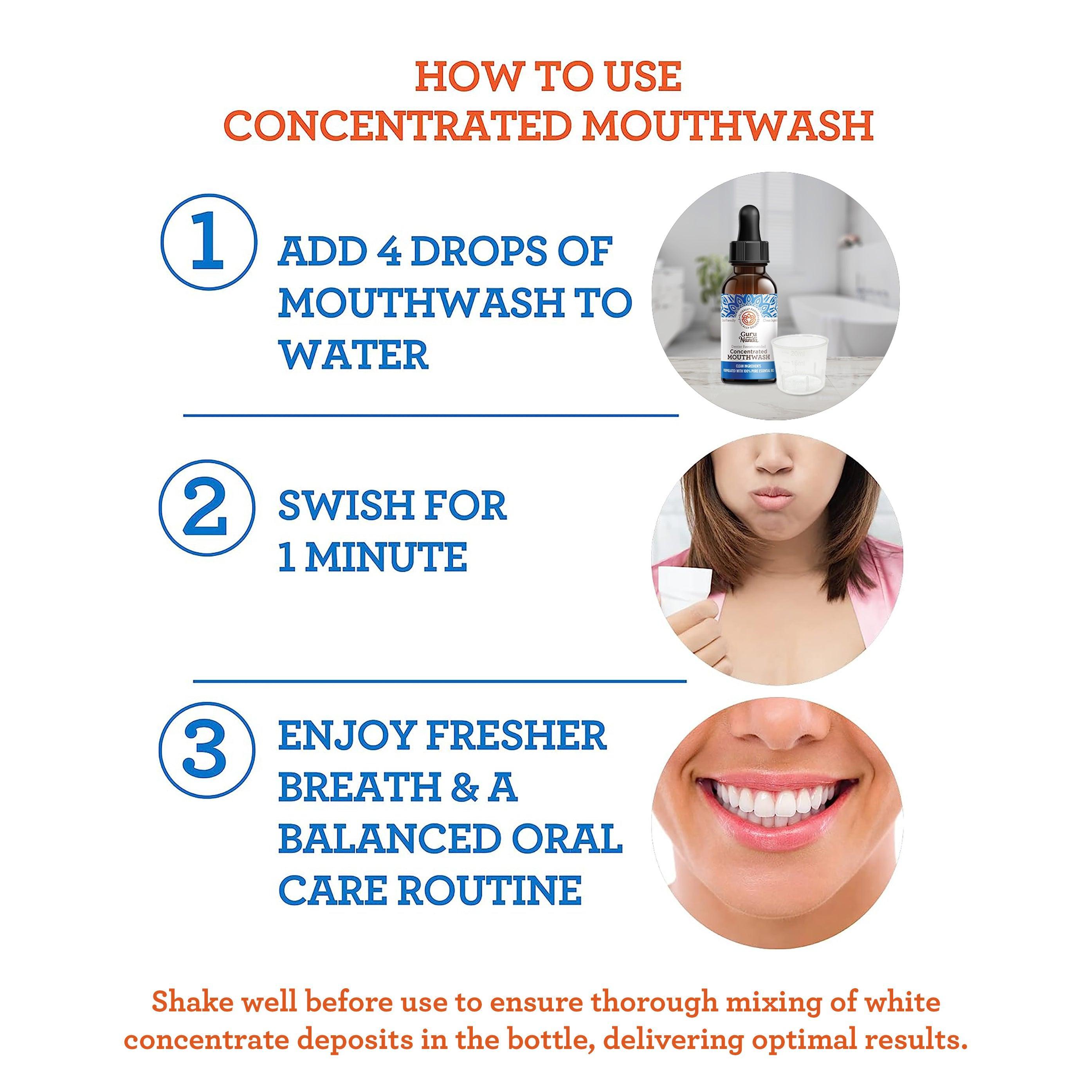 GuruNanda Concentrated Mouthwash (12-Pack)