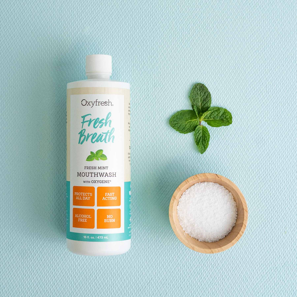 Fresh Breath Fresh Mint Mouthwash | Mild Formula | Fluoride Free