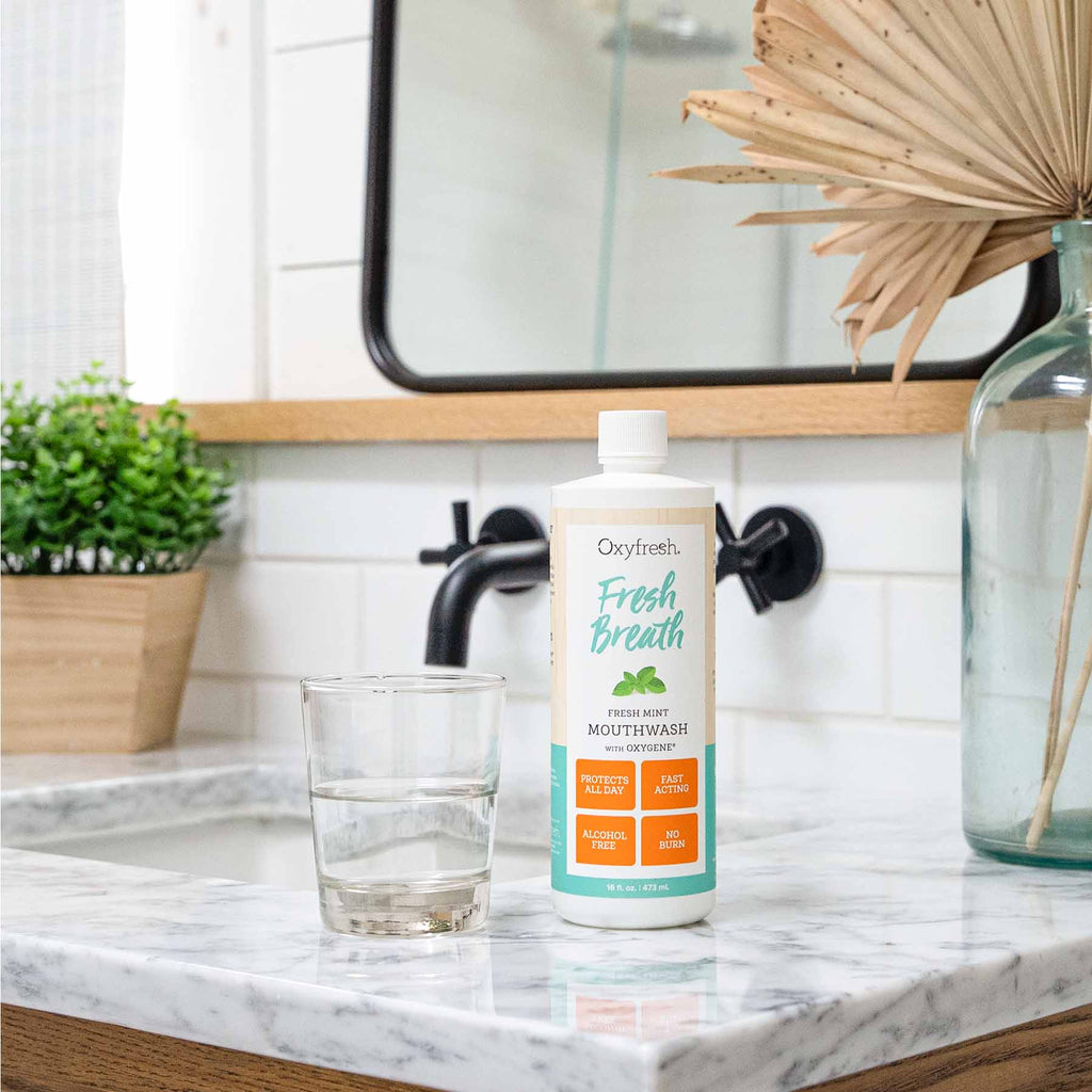 Fresh Breath Fresh Mint Mouthwash | Mild Formula | Fluoride Free