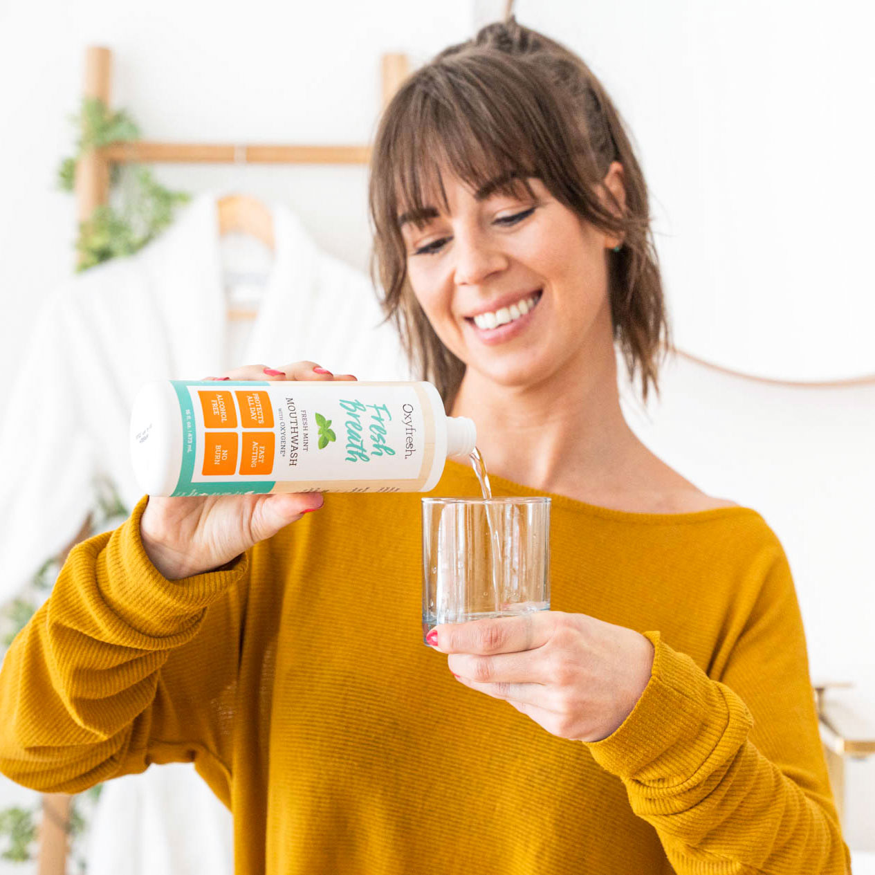 Fresh Breath Fresh Mint Mouthwash | Mild Formula | Fluoride Free